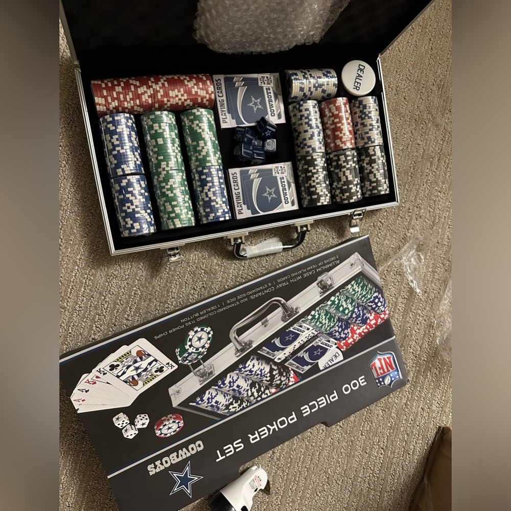 Brand new in box 300 piece poker set. Retails $175